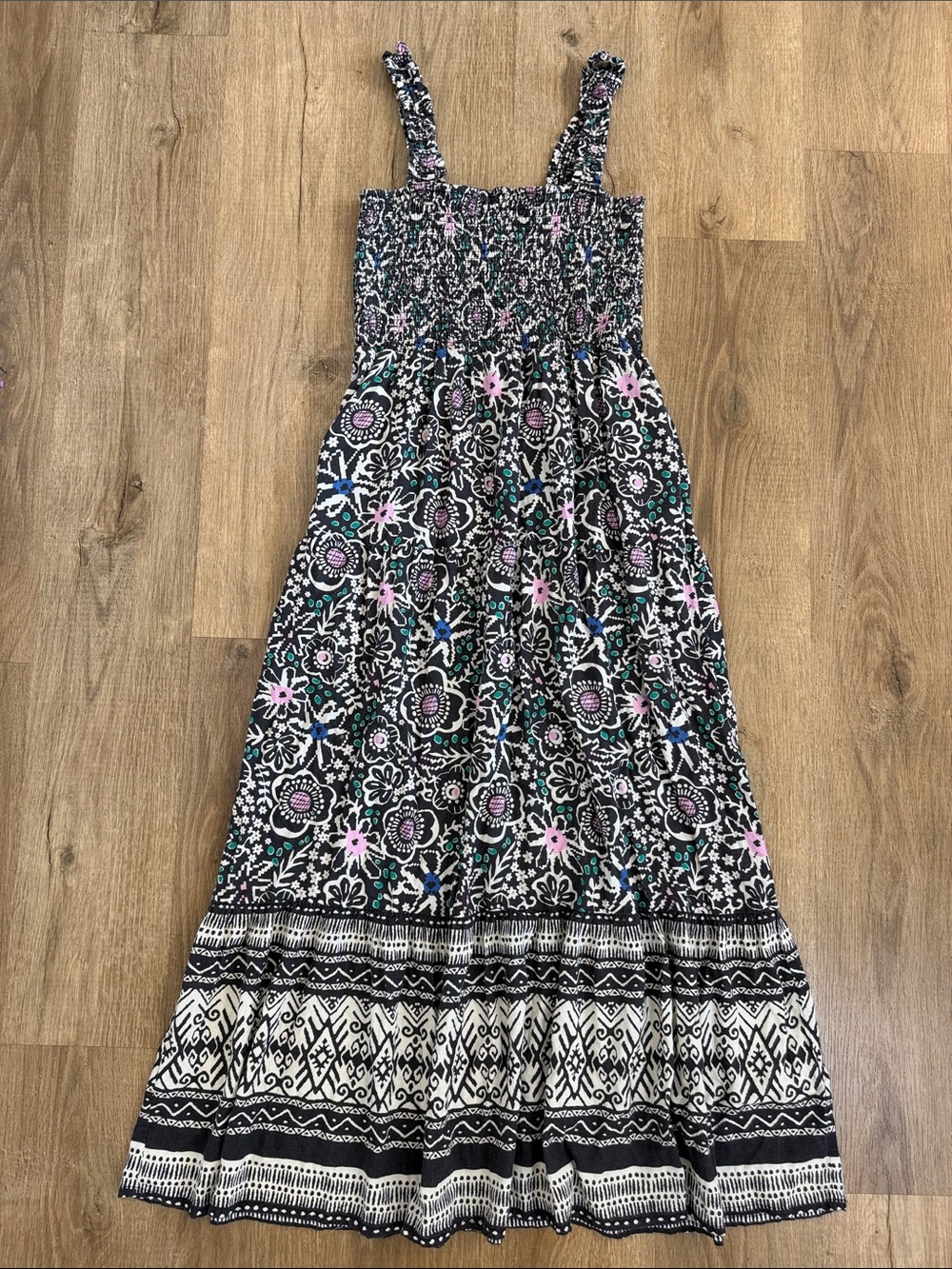 Marine Layer Resort Selene Dress Floral Boho Maxi - Picture 8 of 12